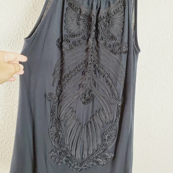 I.N.C. Embroidered Paisley Top SALE - Picture 2 of 9